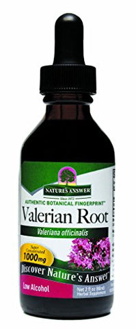 Nature's Answer Valerian Valeriana Officinalis 1000 Mg Low Alcohol -2 Oz