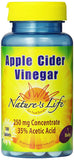 Nature's Life Apple Cider Vinegar 250 Mg-100 Tablets