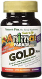 Natures Plus Animal Parade Gold Multi-Vitamin & Mineral Cherry Orange Grape Flavor-60 Animals