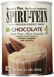 Natures Plus Spiru-Tein Protein Complex With Spirulina Chocolate Flavor-2.1 Lbs
