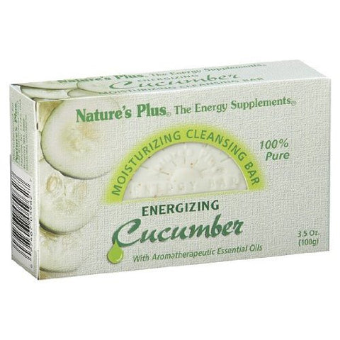 Natures Plus Moisturizing Cleansing Bar Cucumber-3.5 Oz