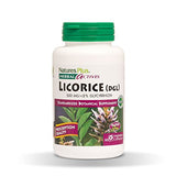 Natures Plus Licorice (DGL) 500 Mg-60 Vegetarian Capsules