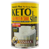 Natures Plus Keto Slim High Protein Shake Vanilla Flavor-0.80 Lb