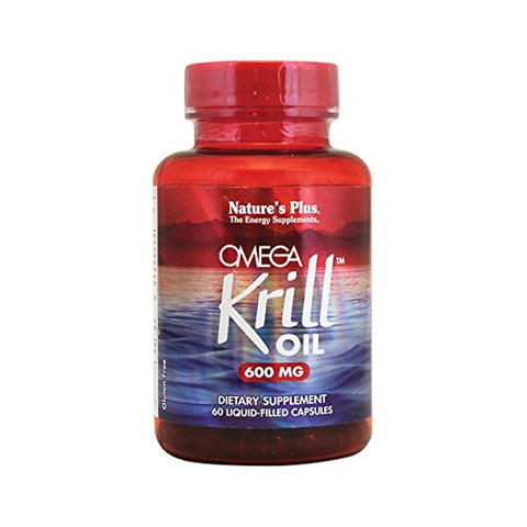 Natures Plus Omega Krill Oil 600 Mg-60 Liquid Filled Capsules