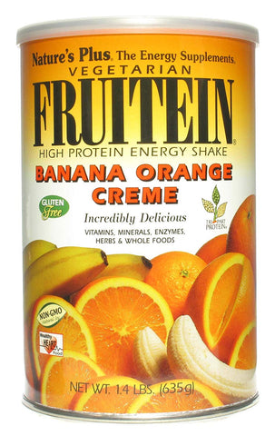 Natures Plus Fruitein Banana & Orange Creme-1.4 Lb