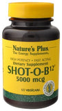 Natures Plus Shot-O-B12 5000 Mcg-60 Vegetarian Capsules