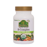 Natures Plus Organic B-Complex Whole Food Grown-60 Vegan Capsules