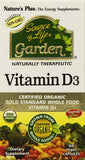 Natures Plus Vitamin D3 Organic Gold Standard-60 Vegan Capsules