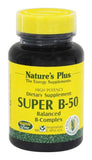 Natures Plus Super B-50 Balanced B-Complex-60 Capsules