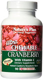 Natures Plus Ultra Cranberry With Vitamin C Strawberry Flavor-90 Love Berries