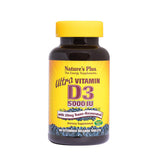 Natures Plus Vitamin D3 5000 IU With 25 Mg Trans Resveratol Ultra-90 Extended Release Tablets