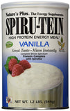 Natures Plus Spiru-Tein Protein Complex With Spirulina Vanilla Flavor-1.2 Lbs