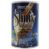Natures Plus Slim & Natural Diet Plan Vanilla Flavor-1.2 Lbs