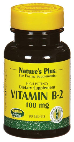 Natures Plus Vitamin B2 100 Mg-90 Tablets