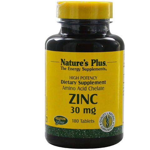 Natures Plus Zinc 30 Mg-180 Tablets