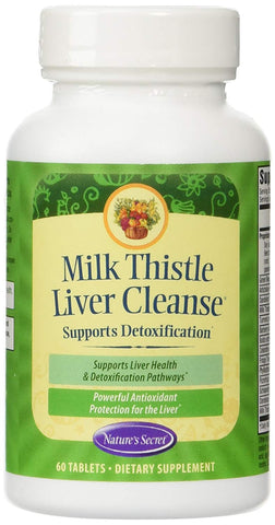 Nature's Secret Milk Thistle Liver Cleanse-60 Tablets