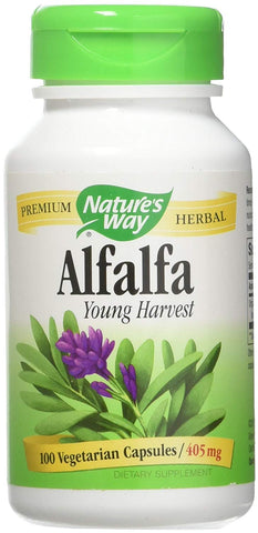 Nature's Way Alfalfa Leaves 405 Mg-100 Capsules