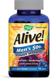 Nature's Way Alive Men's 50+ Multi Vitamin & Multi Mineral-75 Gummy Vitamins