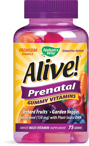 Nature's Way Alive Prenatal Multivitamin-75 Gummies