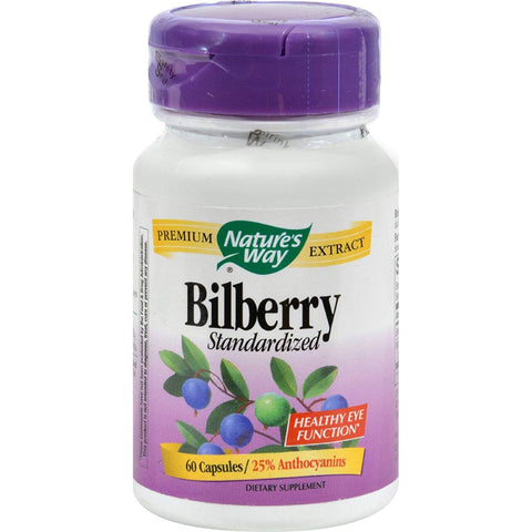 Nature's Way Bilberry Standarized-60 Capsules