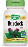 Nature's Way Burdock Root 475 Mg-100 Capsules