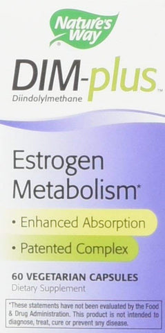 Nature's Way DIM-Plus Estrogen Metabolism-60 Vegetarian Capsules