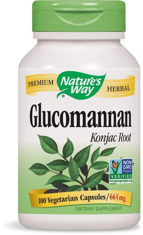 Nature's Way Glucomannan Konjac Root 665 Mg-100 Vcaps