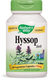 Nature's Way Hyssop Herb 450 Mg-100 Capsules