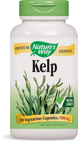 Nature's Way Kelp 600 Mg Dietary Supplement-180 Capsules