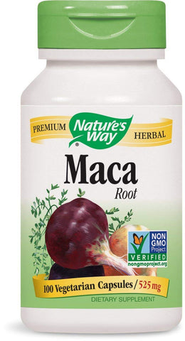 Nature's Way Maca Root 525 Mg-100 Vegetarian Capsules