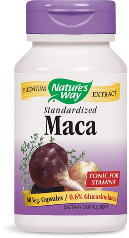 Nature's Way Maca Standardized Tonic For Stamina-60 Capsules