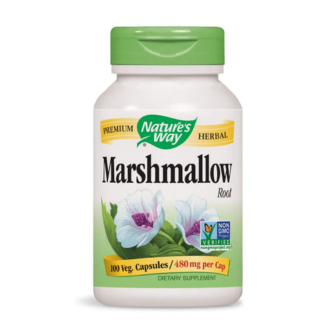 Nature's Way Marshmallow Root 480 Mg-100 Vegetarian Capsules