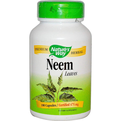 Nature's Way Neem Leaf 475 Mg -100 Vegetarian Capsules