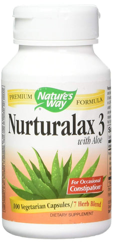 Nature's Way Naturalax 3 With Aloe 7 Herb Blend-100 Vegetarian Capsules