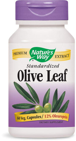 Nature's Way Olive Leaf Standardized-60 Veg Capsules