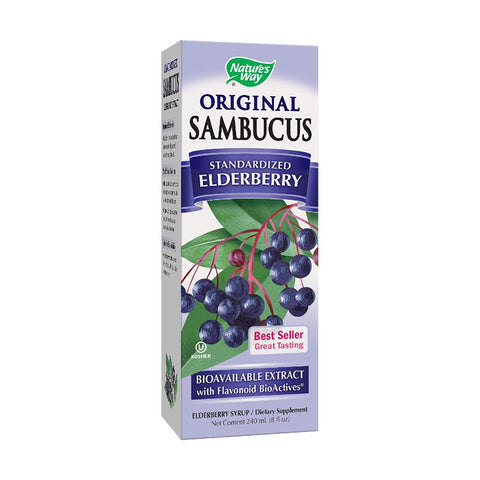 Nature's Way Original Sambucus Elderberry Syrup-8 Oz