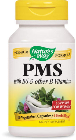 Nature's Way PMS With Vitamin B6 & 5-HTP 418 Mg-100 Capsules