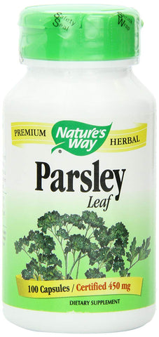 Nature's Way Parsley Leaf 450 Mg-100 Vegetarian Capsules