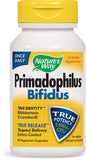 Nature's Way Primadophilus Bifidus 5 Billion CFU-90 Vegetarian Capsules Note: Need To Be Refrigerated