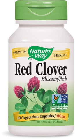 Nature's Way Red Clover Blossom/Herb 400 Mg-100 Vegetarian Capsules