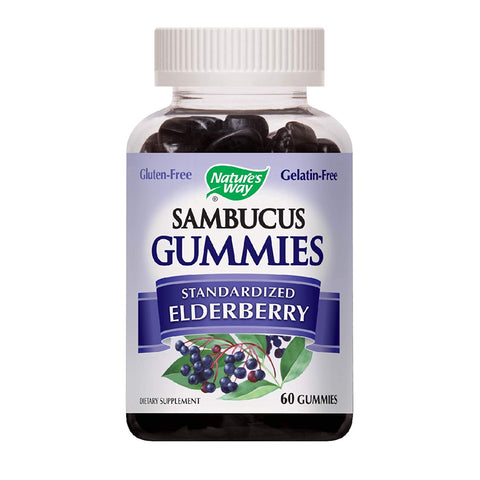 Nature's Way Sambucus Gummies Elderberry-60 Gummies