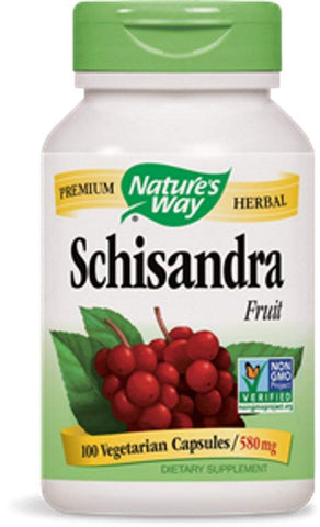 Nature's Way Schizandra Fruit 580 Mg-100 Vegetarian Capsules