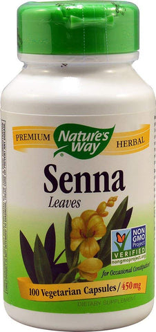 Nature's Way Senna Leaves Herbal Laxative 450 Mg-100 Vcaps