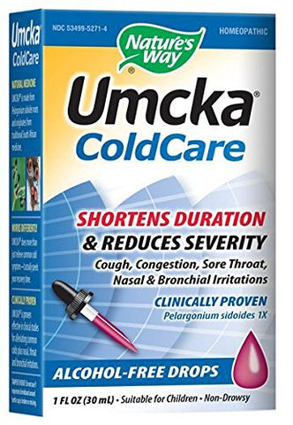 Nature's Way Umcka Cold Care Alcohol Free Drops-1 Oz