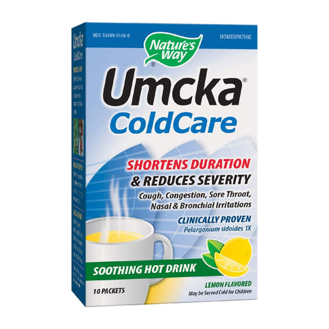 Nature's Way Umcka Cold Care Lemon Flavor-10 Packets