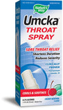 Nature's Way Umcka Throat Spray Cools & Soothes Cherry Menthol Flavor-1.9 Oz