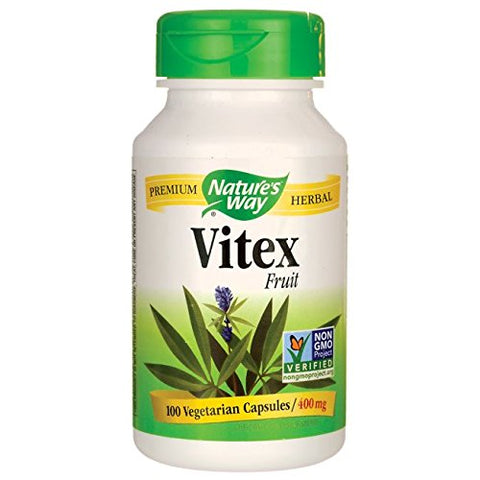 Nature's Way Vitex Fruit 400 Mg-100 Vegetarian Capsules