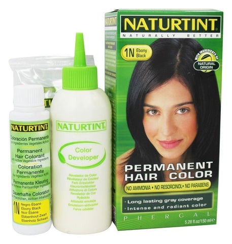 Naturtint 1N Ebony Black Permanent Hair Color-5.6 Oz