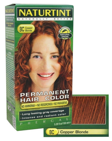Naturtint 8C Copper Blonde Permanent Hair Color-5.28 Oz
