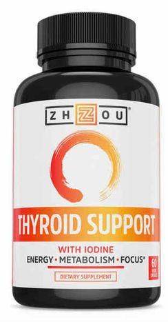 Zhou Nutrition Thyroid Support - 60 Veggie Capsules